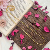 Vriksham Elegant Gold-Plated Minimal Daily Wear Chain-G20048